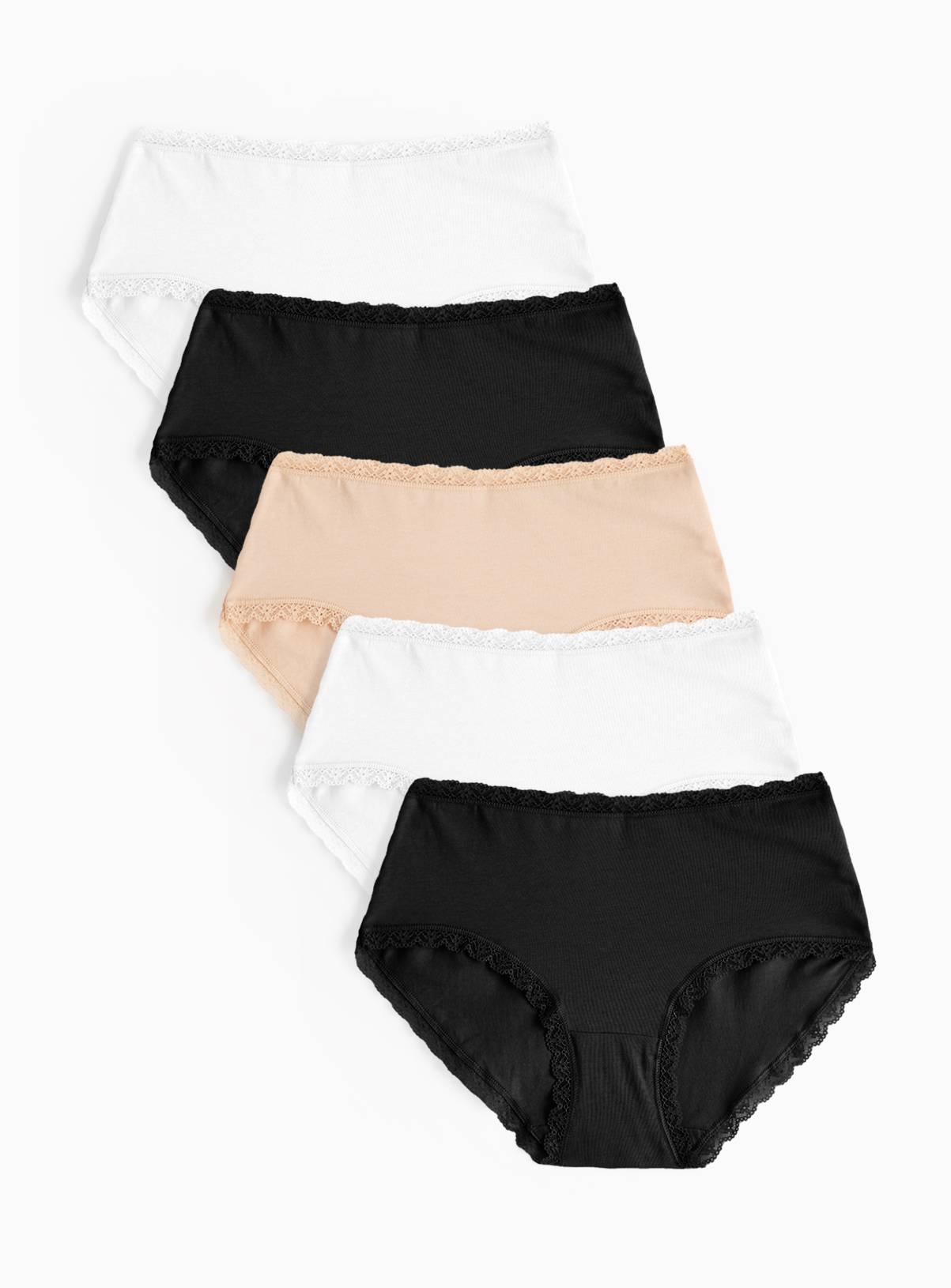 Super Soft Modal Blend Knickers 5 Pack 20 - Image 1